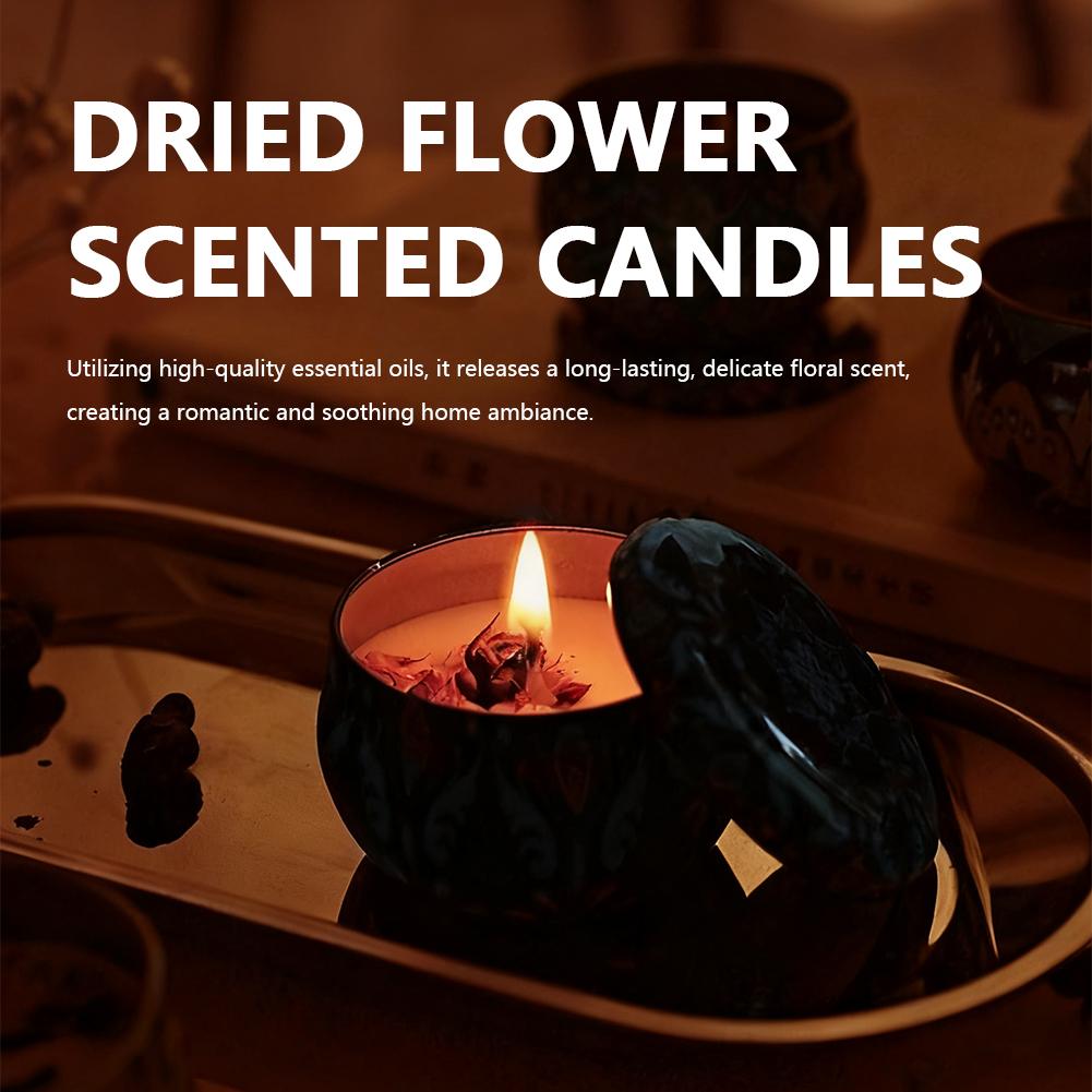 Home Fragrance Jar - الروائح الشموع زهرة العطر رائحة شمعة