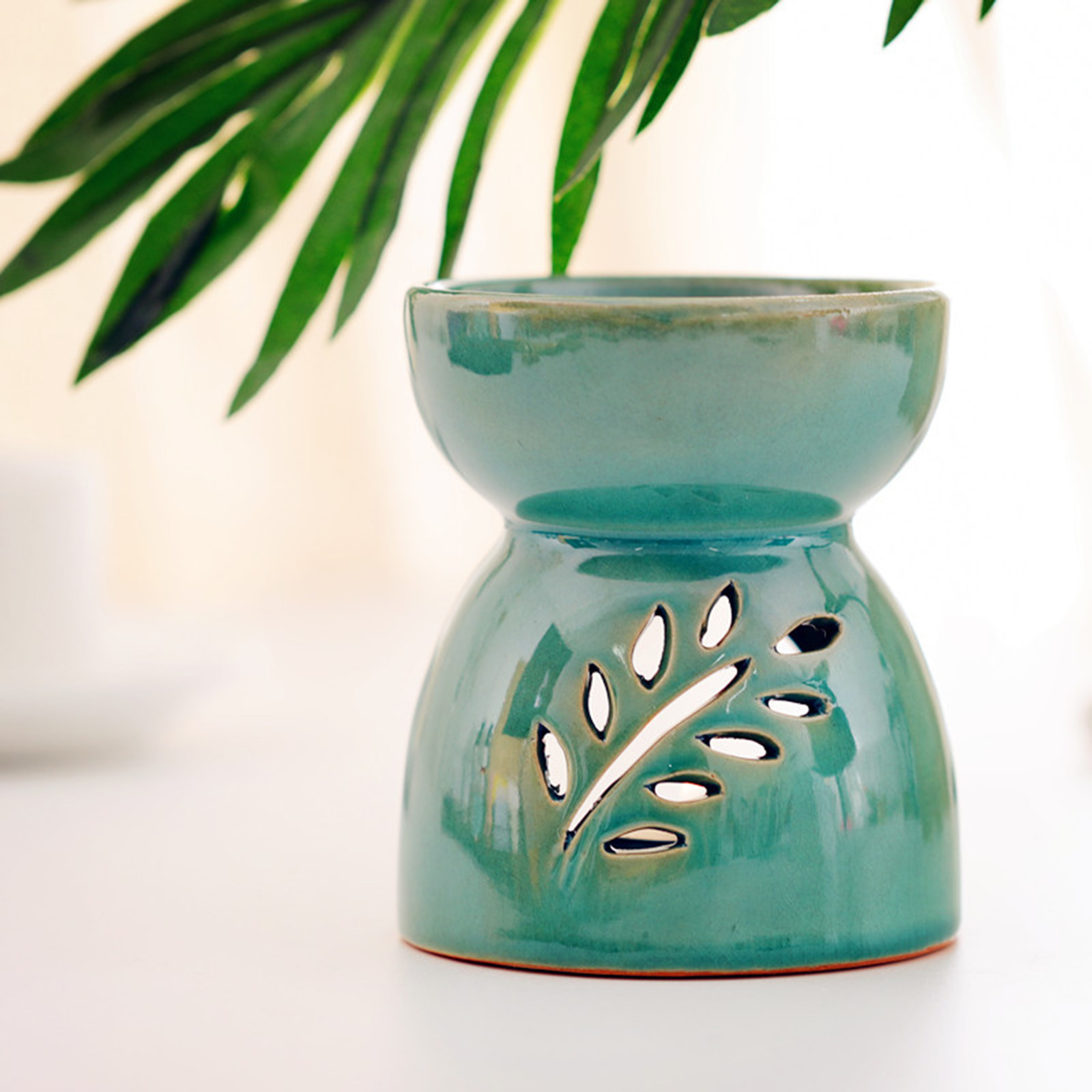 Home Fragrance Oil Burner - موقد الزيوت العطرية حامل شمع السيراميك