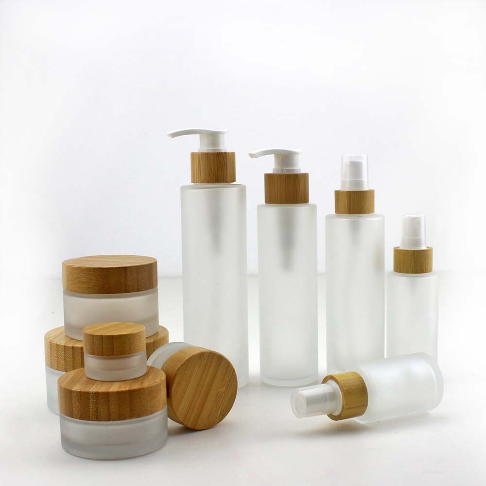 Home Fragrance Jar - زجاجة عطر من الخيزران الطبيعي زجاج
