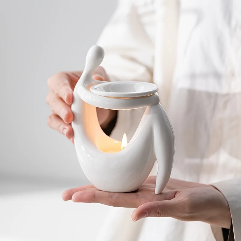 مبخرة سيراميك على شكل جسم الإن - مراجعة Home Fragrance Oil Burner وسعره
