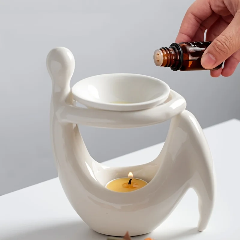 مبخرة سيراميك على شكل جسم الإن - مراجعة Home Fragrance Oil Burner وسعره