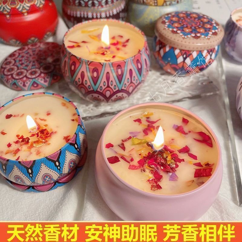 1 قطعة يمكن الشموع خمر شمع الص - مراجعة Home Fragrance Jar وسعره