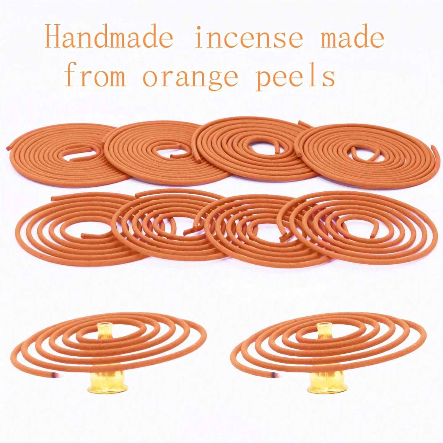 ملف بخور برتقالي معطر للعلاج ب - مراجعة Smokeless Incense Stick وسعره