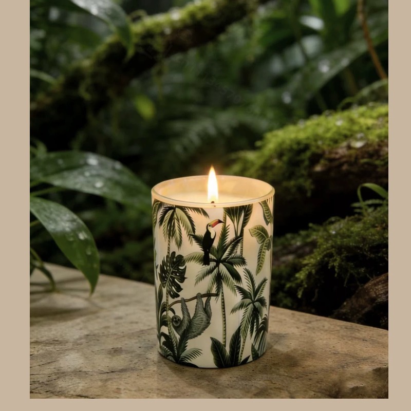 شمعة معطرة في وعاء زجاجي من شم - مراجعة Home Fragrance Jar وسعره