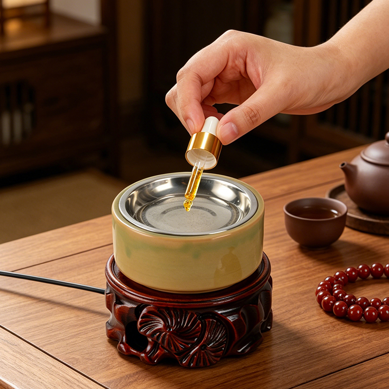 مبخرة سيراميك إلكترونية مع إضا - مراجعة Home Fragrance Oil Burner وسعره