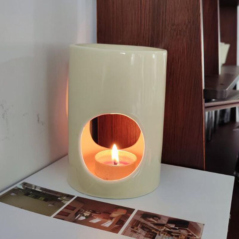 الإبداعية لون نقي اسطوانة شمعة - مراجعة Home Fragrance Oil Burner وسعره