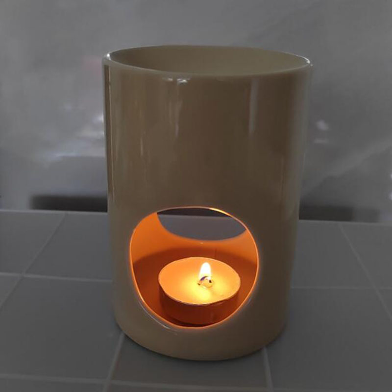 الإبداعية لون نقي اسطوانة شمعة - مراجعة Home Fragrance Oil Burner وسعره