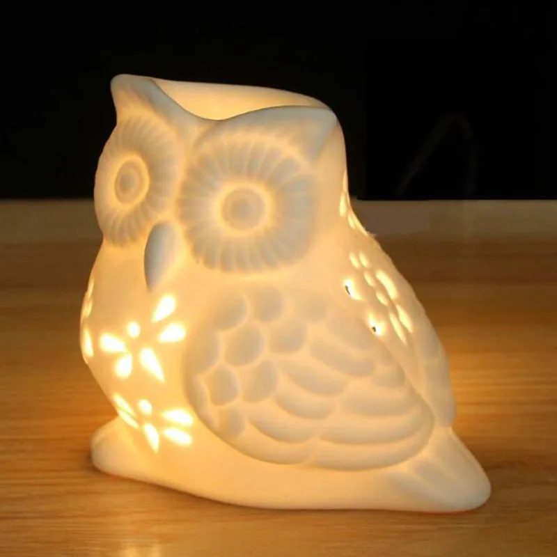مبخرة بورسلين مجوفة على شكل بو - مراجعة Home Fragrance Oil Burner وسعره