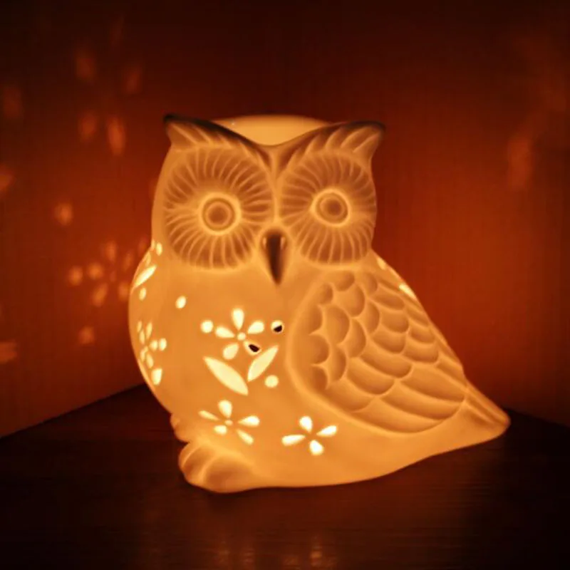 مبخرة بورسلين مجوفة على شكل بو - مراجعة Home Fragrance Oil Burner وسعره