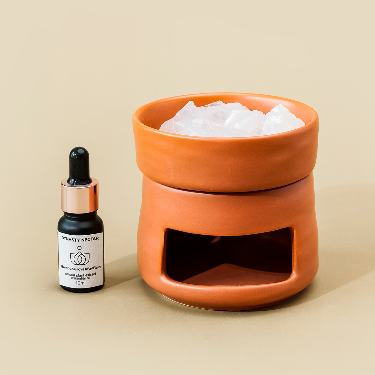 مجموعة من أحجار الكريستال الطب - مراجعة Home Fragrance Oil Burner وسعره