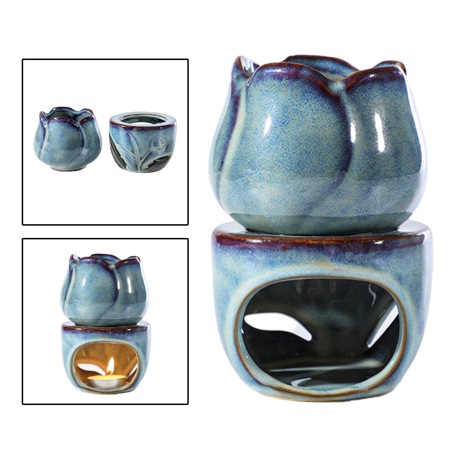 توليب السيراميك الروائح موقد ز - مراجعة Home Fragrance Oil Burner وسعره