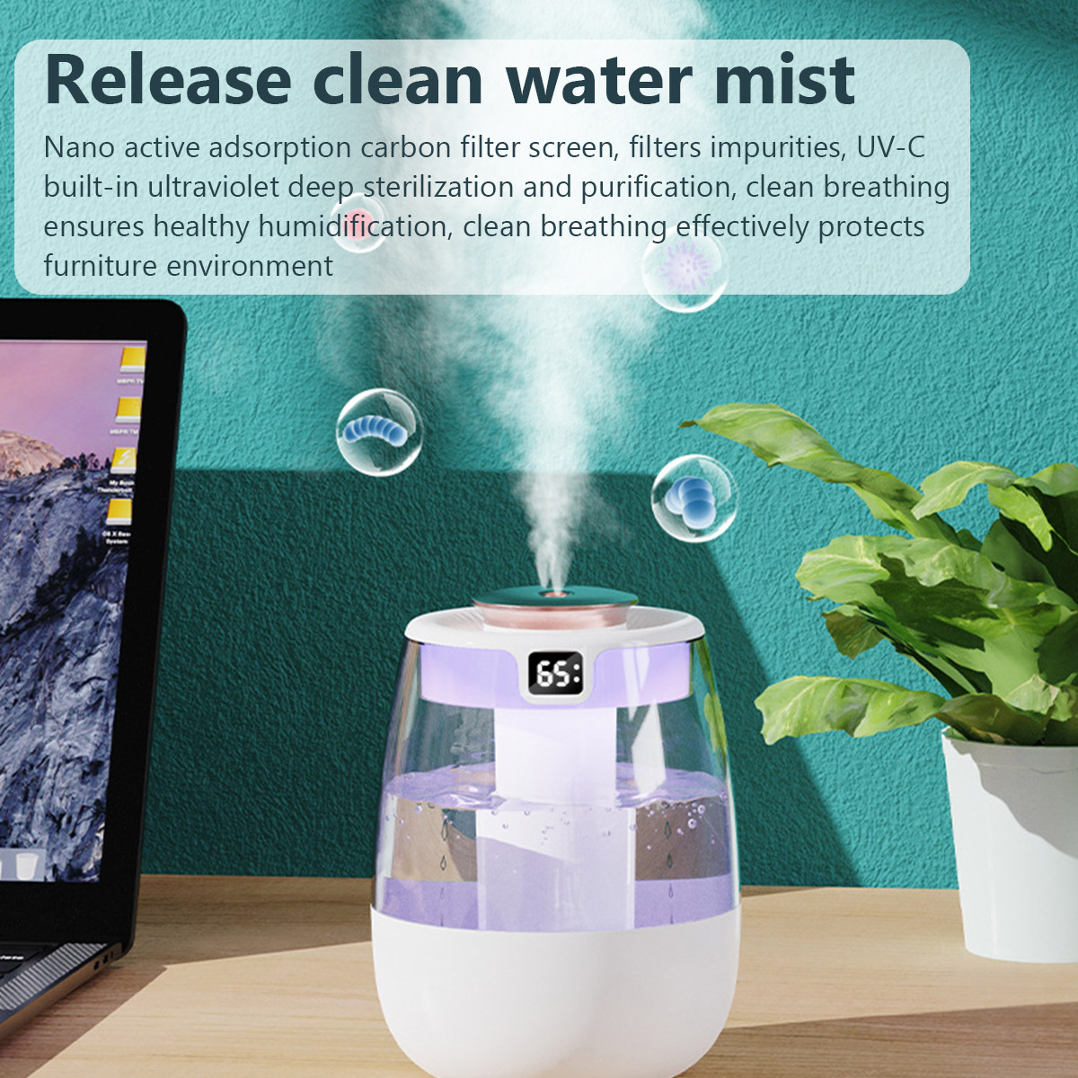 1.3L مرطب الهواء منفذ رذاذ مزد - مراجعة Home Fragrance Device وسعره