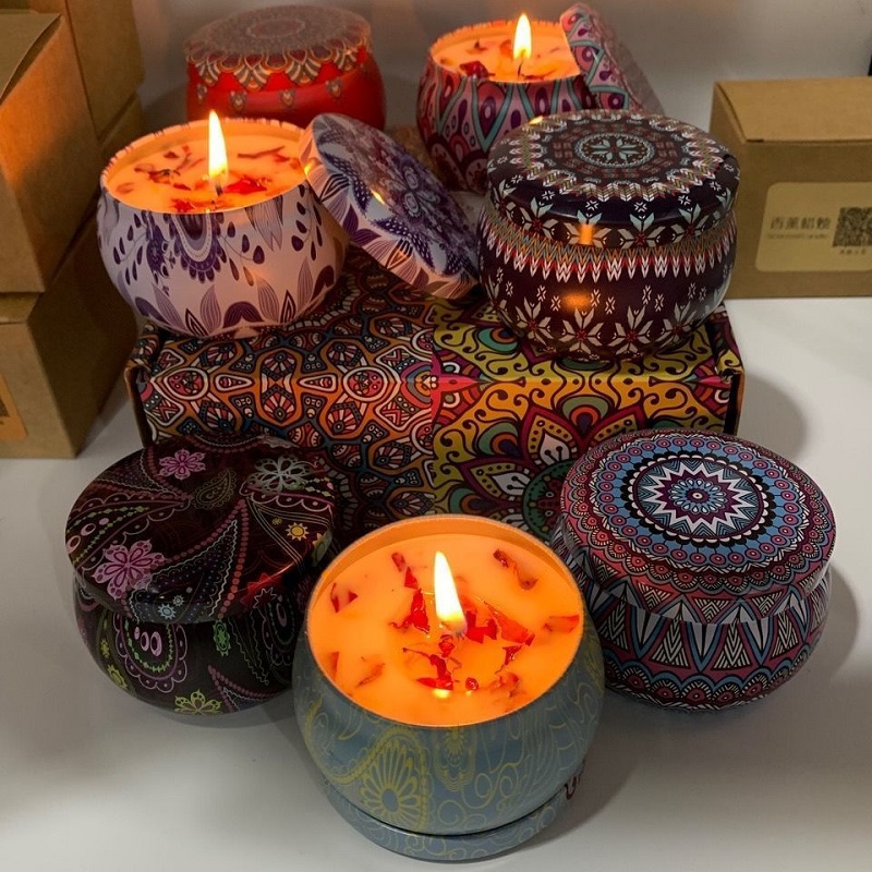 1/4 قطع شموع عطرية عتيقة الطرا - مراجعة Home Fragrance Jar وسعره